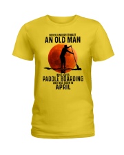 04 paddle boarding Ladies T-Shirt tile