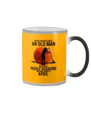 04 paddle boarding Color Changing Mug tile