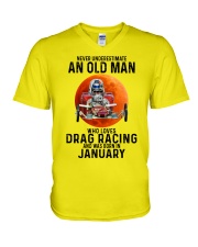 01 dragrc-olm V-Neck T-Shirt tile