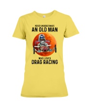 drag racing old man Premium Fit Ladies Tee tile
