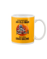 drag racing old man Mug tile