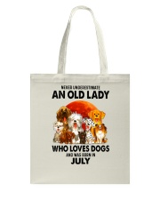 Dogs-old-lady-07 Tote Bag tile