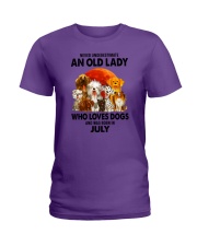 Dogs-old-lady-07 Ladies T-Shirt tile