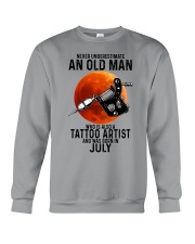 07 tatoo artist never old man Crewneck Sweatshirt tile