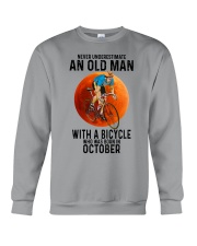 10 cycling old man color Crewneck Sweatshirt tile