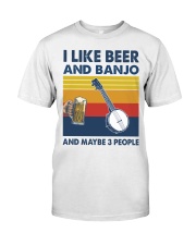 Banjo I Like Beer Classic T-Shirt front