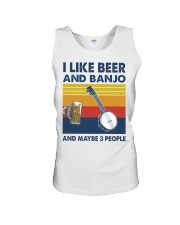 Banjo I Like Beer Unisex Tank tile