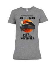 11 piano old mannn never Premium Fit Ladies Tee tile