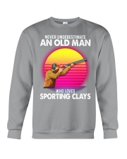 black old Sporting clays Crewneck Sweatshirt tile