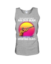 black old Sporting clays Unisex Tank tile