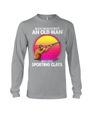 black old Sporting clays Long Sleeve Tee tile
