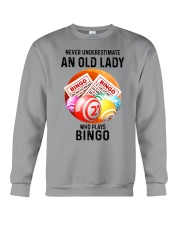 bingo old lady Crewneck Sweatshirt tile
