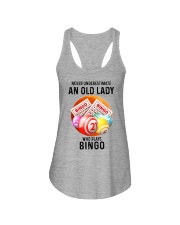 bingo old lady Ladies Flowy Tank tile