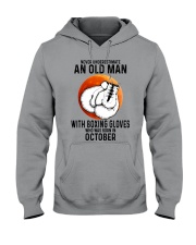 10 boxing old man Hooded Sweatshirt tile