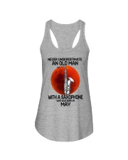 saxophone old man 05 Ladies Flowy Tank tile