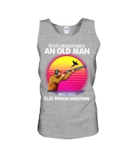 black old Clay pigeon shooting Unisex Tank tile