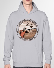 i like dog sporting clays Hooded Sweatshirt garment-hooded-sweatshirt-front-04