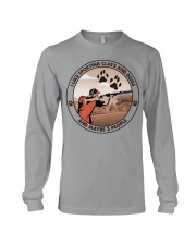 i like dog sporting clays Long Sleeve Tee tile