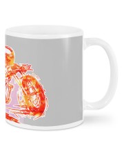 old man motorcycle drag racing Mugs tile