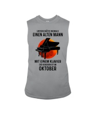 10 piano old man german Sleeveless Tee tile