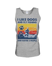 like-dogs-Fly-fishing Unisex Tank tile