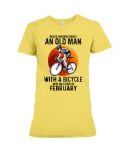 02 cycling never old man Premium Fit Ladies Tee tile