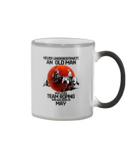 5 team roping never Color Changing Mug tile