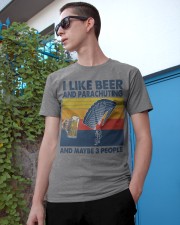 Parachuting Like Beer Classic T-Shirt apparel-classic-tshirt-lifestyle-17