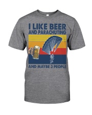 Parachuting Like Beer Classic T-Shirt front