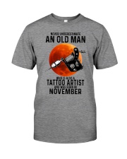 11 tatoo artist never old man Premium Fit Mens Tee tile