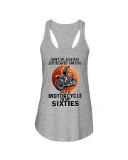biker sixties Ladies Flowy Tank tile