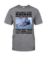 drag racing riding Classic T-Shirt front