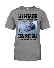 drag racing riding Premium Fit Mens Tee tile