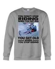 drag racing riding Crewneck Sweatshirt tile