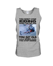 drag racing riding Unisex Tank tile