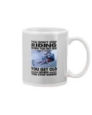 drag racing riding Mug tile