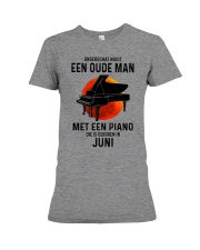 06 piano old man dutch Premium Fit Ladies Tee tile
