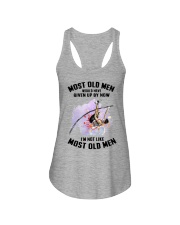 old man Pole-vault Ladies Flowy Tank tile