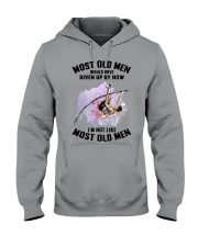 old man Pole-vault Hooded Sweatshirt tile