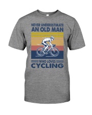 cycling oldman vintage Premium Fit Mens Tee tile