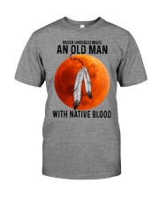 02 hat native blood old man Premium Fit Mens Tee tile