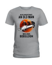 bobsleigh old man Ladies T-Shirt tile