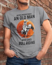 bull riding old man never Classic T-Shirt apparel-classic-tshirt-lifestyle-26