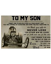 Drag Racing To My Son 36x24 Poster front