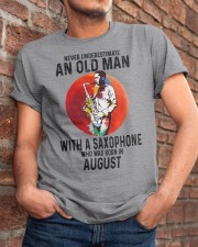08 saxophone old man never Classic T-Shirt apparel-classic-tshirt-lifestyle-26