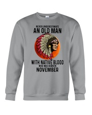 11 native blood old man Crewneck Sweatshirt tile