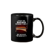i play marimba Mug tile