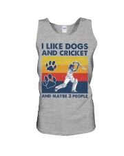 like-dogs-cricket Unisex Tank tile