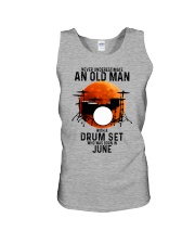 06 drum set never old man Unisex Tank tile