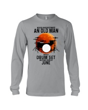 06 drum set never old man Long Sleeve Tee tile